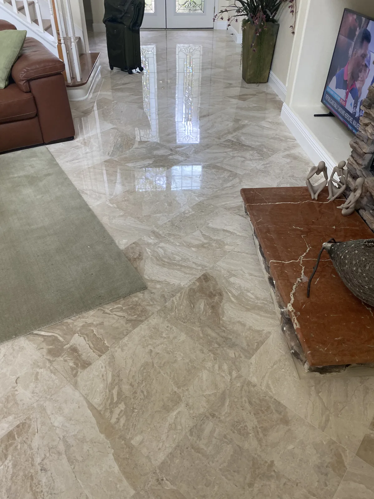 Living room floor completed