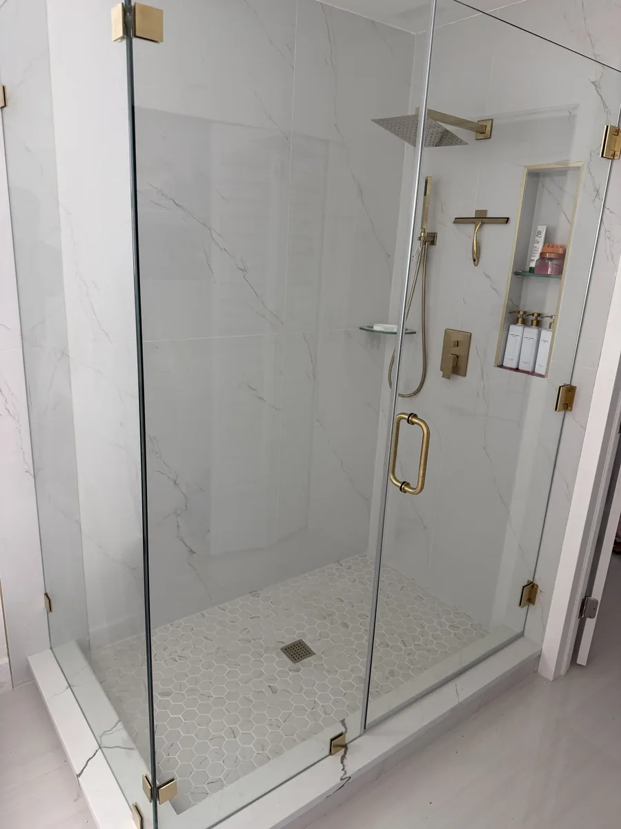 Finished shower renovation
